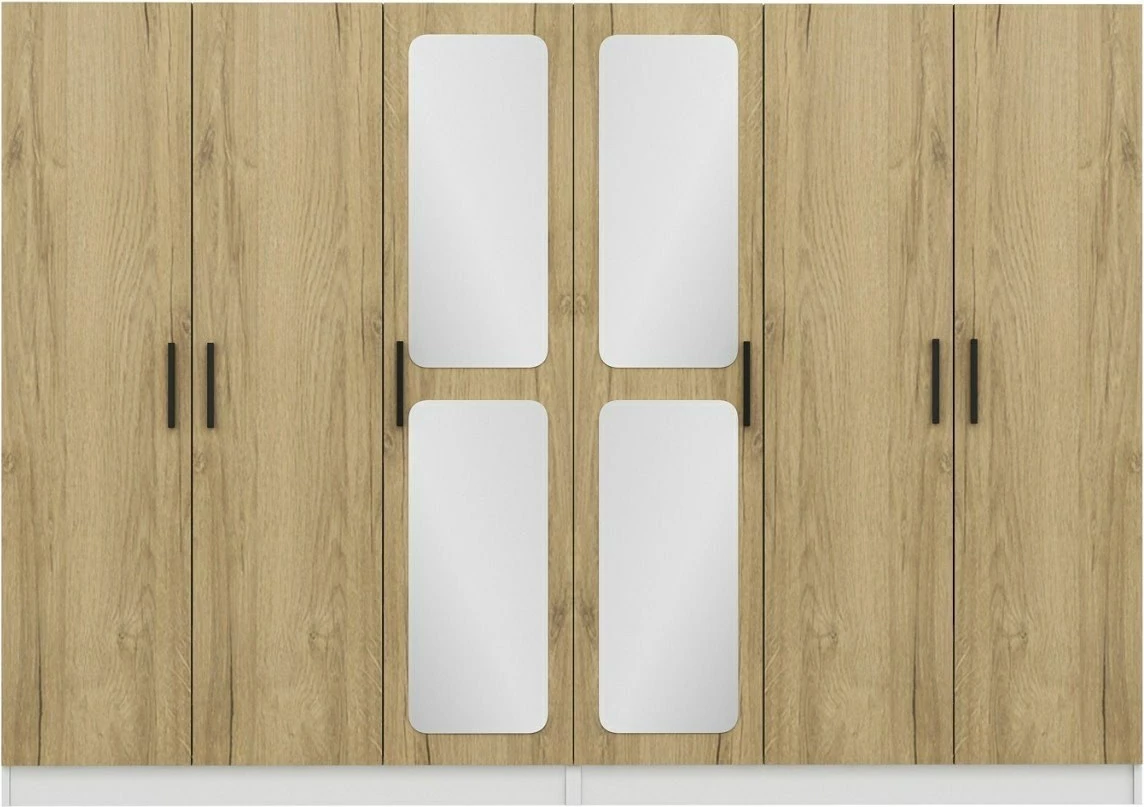 Dollap për rroba, ngjyrë arre, Skye Decor, Kale - 3874