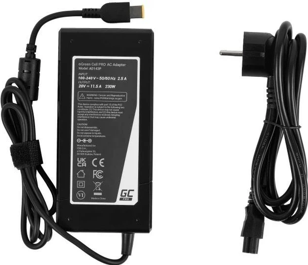 Adapter laptopi Green Cell PRO 230W për Lenovo Legion