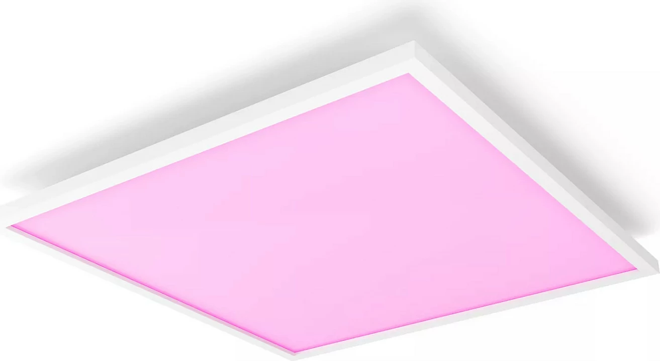 Panel ndriçimi smart Philips Hue Surimu 60x60 cm, White & Color Ambiance, Bluetooth/Zigbee, i bardhë