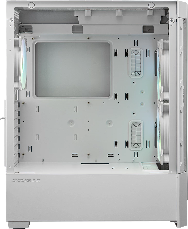 Kasë COUGAR Airface RGB Midi Tower, ATX/E-ATX, xham i temperuar, 3x120mm RGB, e bardhë