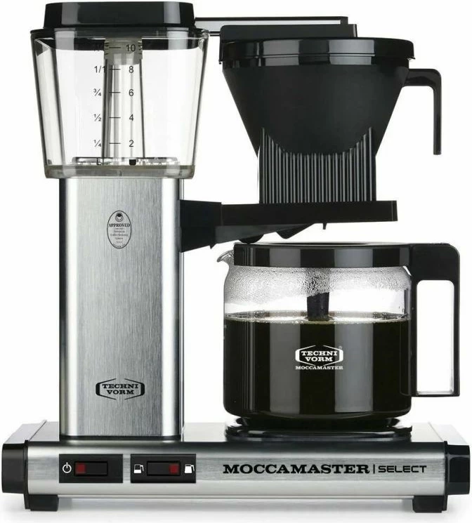 aparat kafeje drip Select Moccamaster KBG 741, argjendt