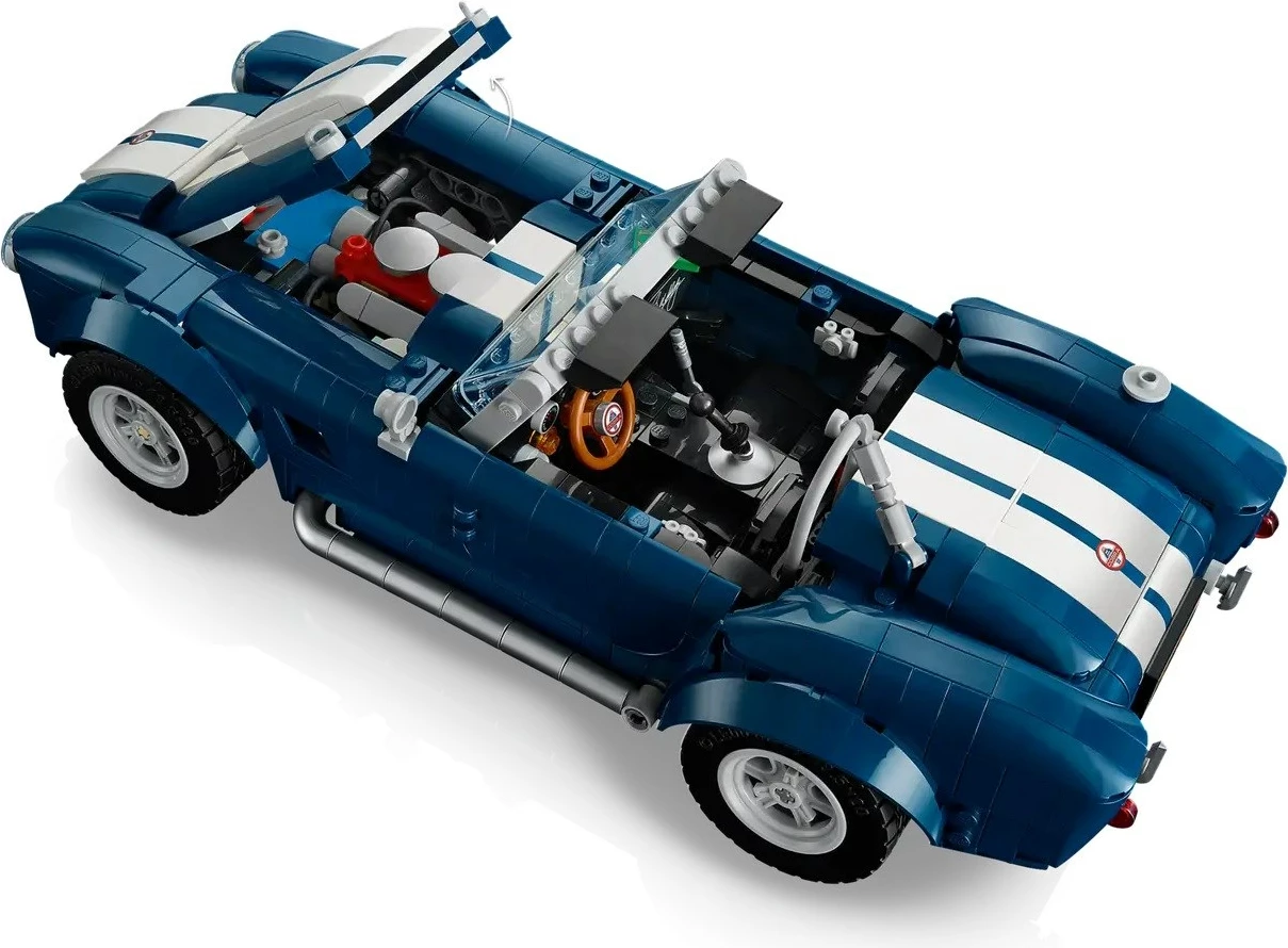 Set LEGO ICONS Shelby Cobra 427 S/C, 10357, për të rritur, Blu