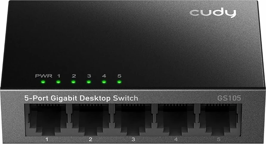 GS105 5-Port Gigabit Unmanaged Switch Metal