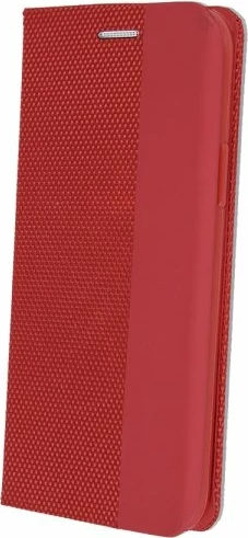 Mbështjellës flip ONASI Moon MPN 11098 për iPhone 12 Pro Max, mbyllje magnetike, xhep karte, kuqe