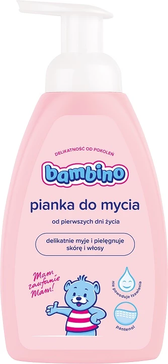 Shkumë për banjë për fëmijë Bambino për ditët e para të jetës, 500ml