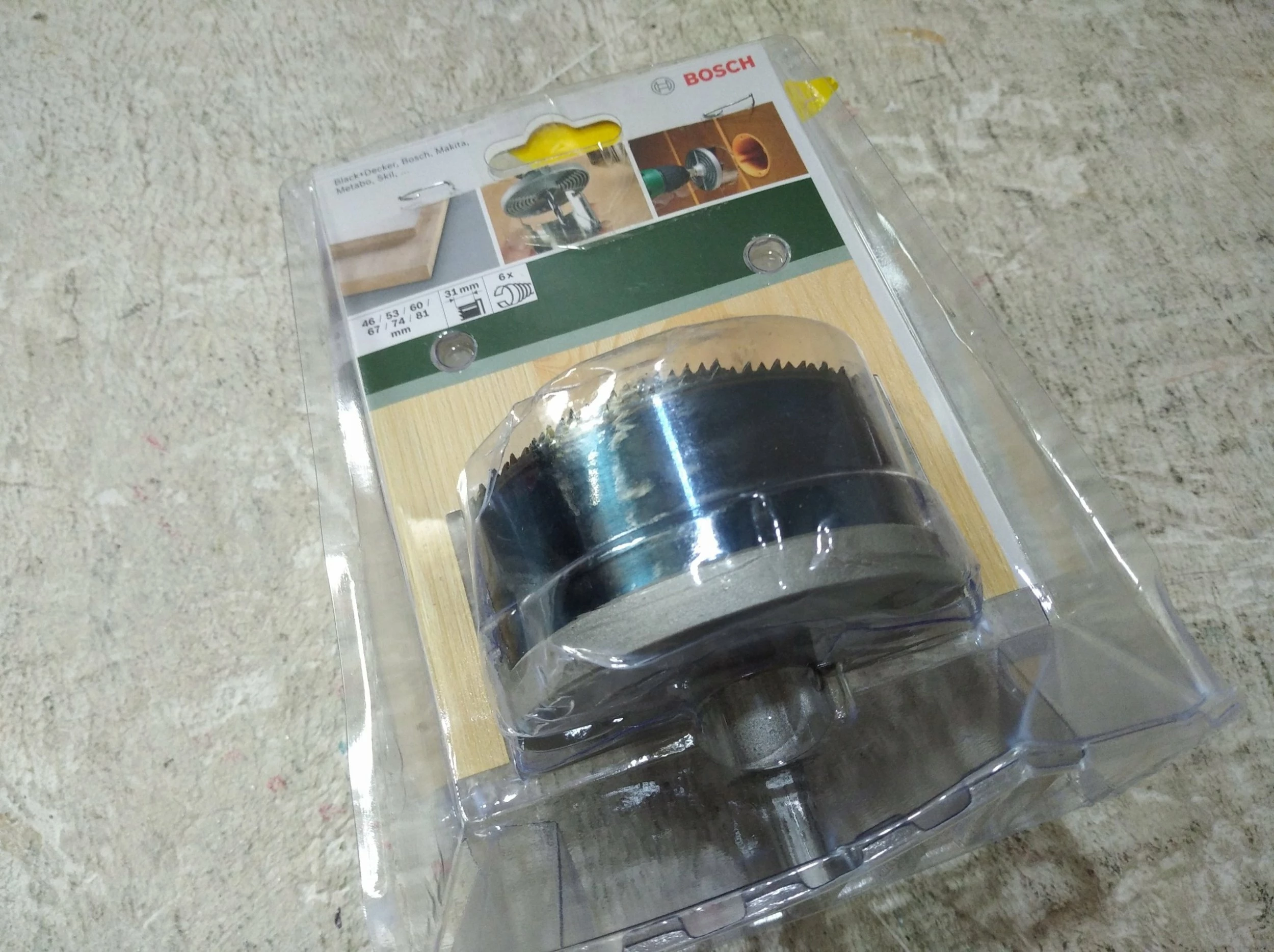 Set sharrash kupë Bosch 2609255636 26-64 mm (7 diametra) 9 copë
