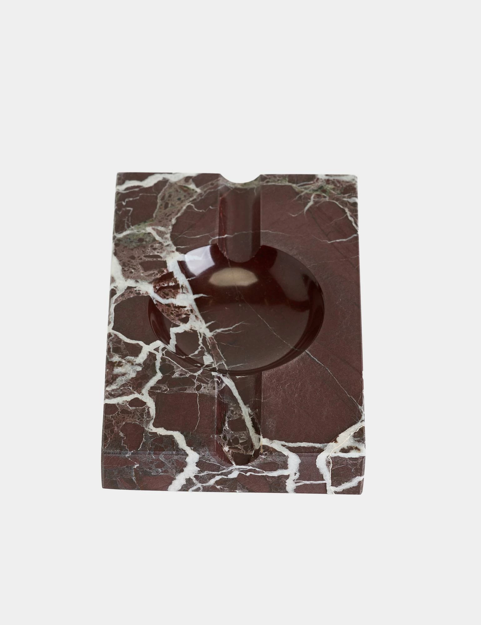 Tabak mermeri Rosso Levanto, ngjyrë burgundy, drejtkëndësh, Evila Originals