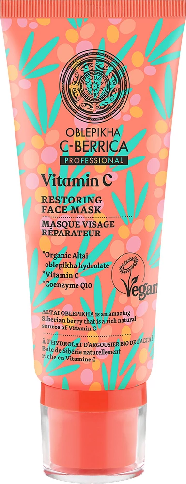 Maskë për fytyrë për femra Natura Siberica Oblepikha C-Berrica 100ml