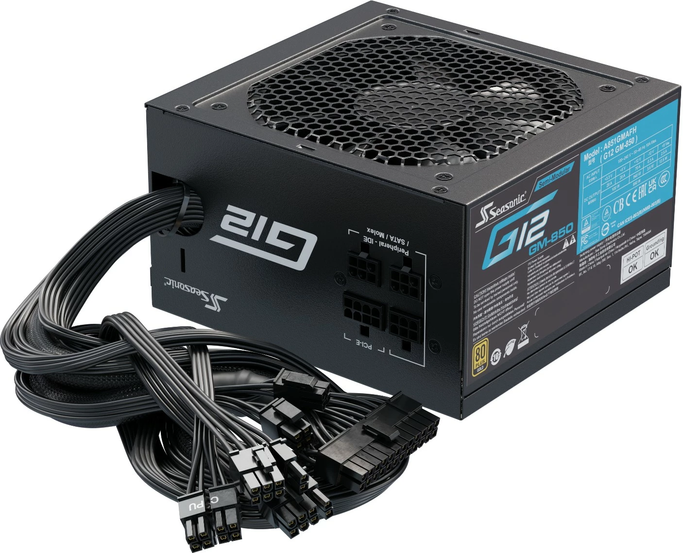 Furnizues energjie Sea Sonic FOCUS SSR-850FM 850W 80+ Gold
