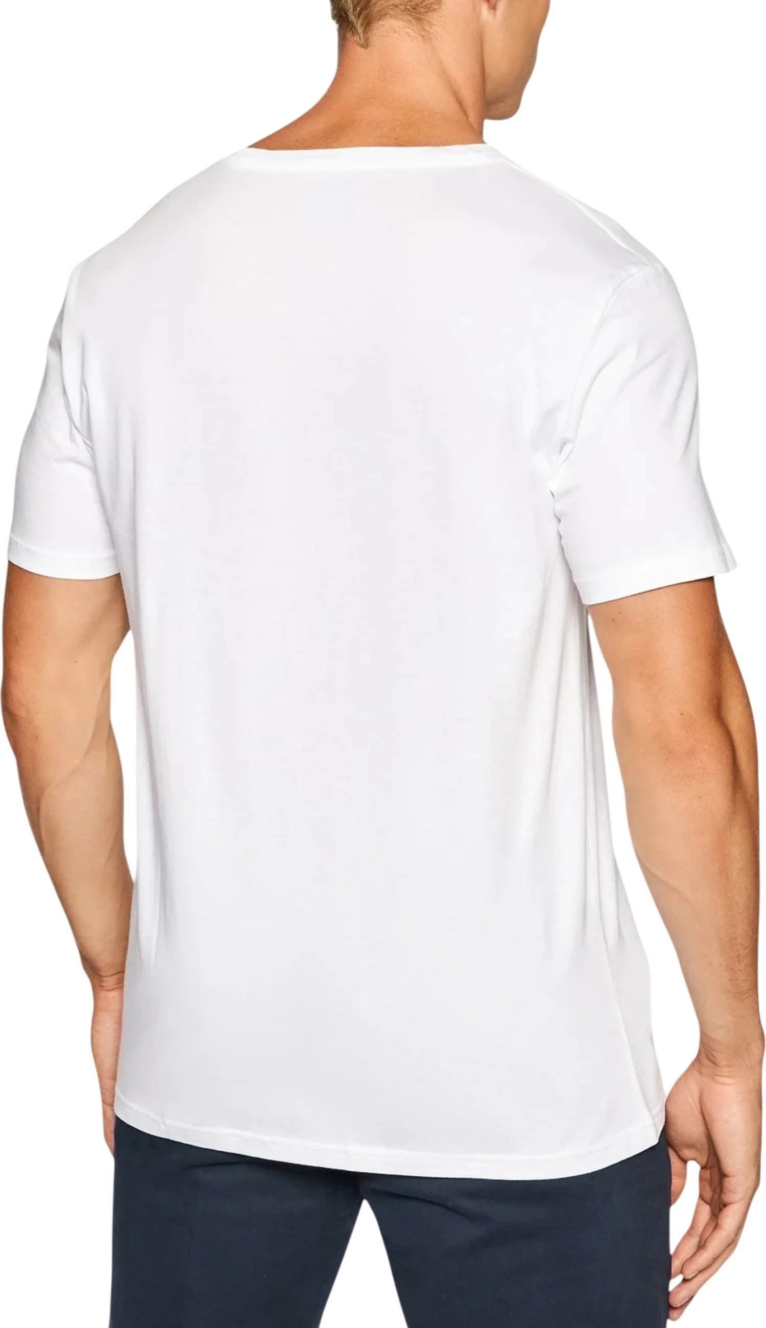 Maicë për meshkuj Ralph Lauren TOP 714844756005, e bardhë-blu [Madhësia: S]