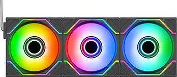 Ventilator kasë Thermaltake SWAFAN INFINITY EX12, 120mm, ARGB, PWM, 3 copë, i zi