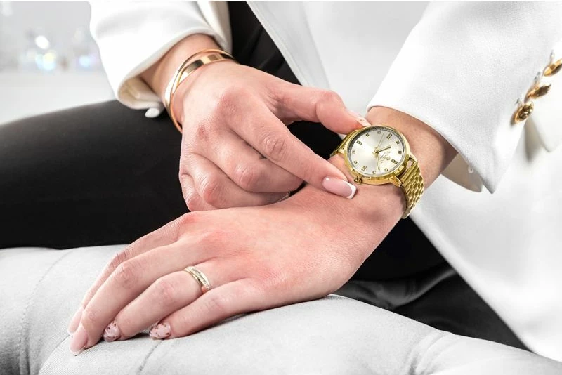 Orë dore femra Giewont GW7370-B2, gold silver