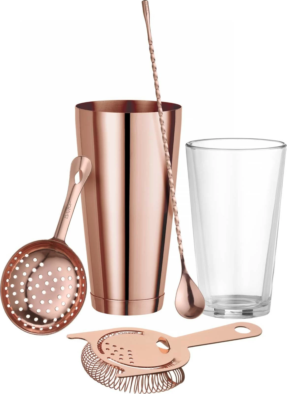 Sitë Julep, Bar Up, 160x76mm, inox i veshur me bakër, ngjyrë bakri