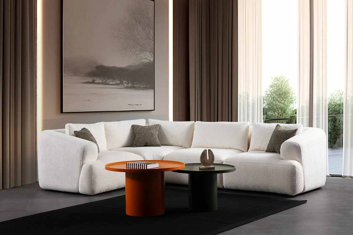 Këndare Sofia, Atelier del Sofa, e bardhë (L1 + C + O1 + 1R)