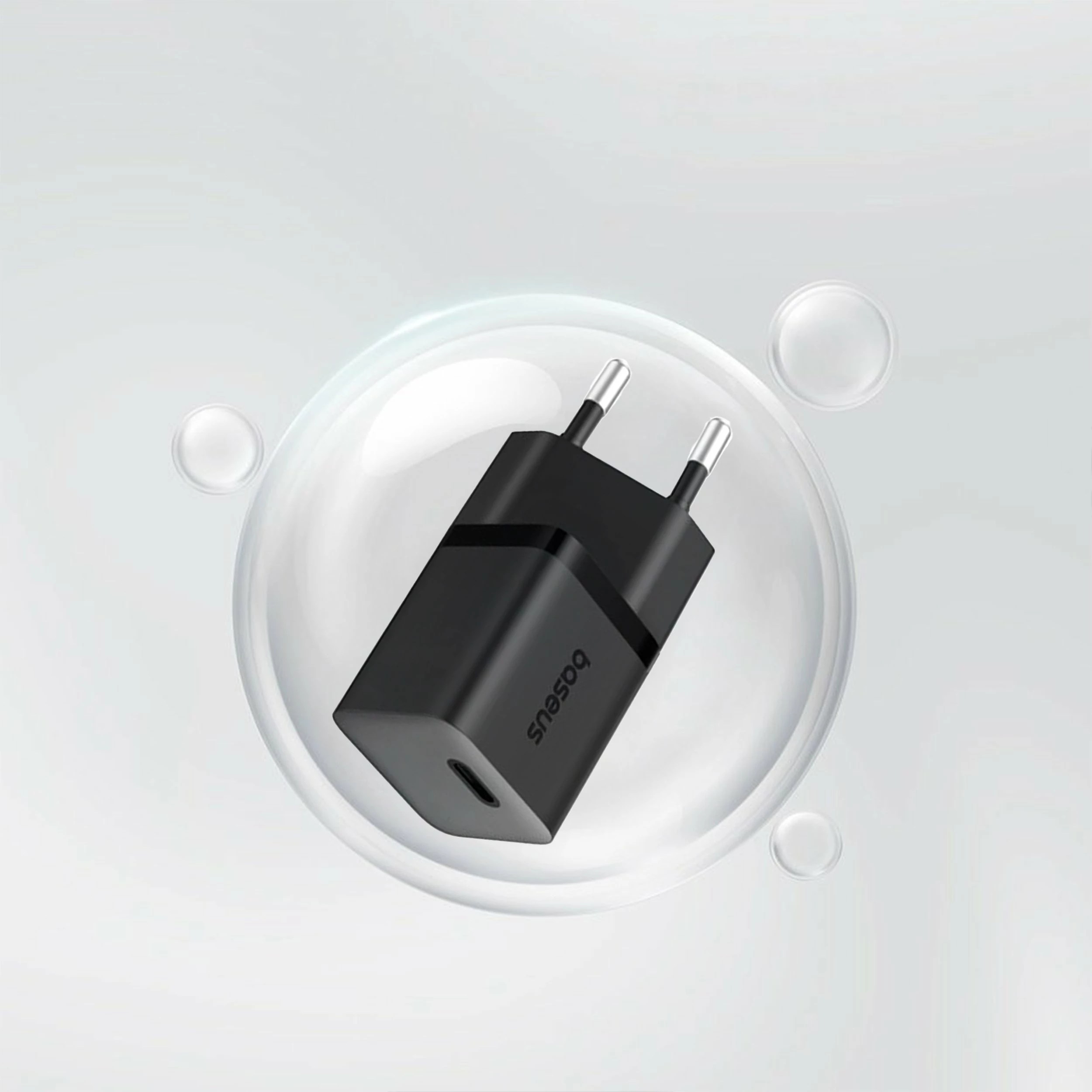Karikues rrjeti Baseus GaN5 Mini Fast Charger 30W 1x USB-C 3A EU, i zi