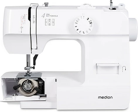 Makinë qepëse Medion LIFE MD11179 SM70, 4-step buttonhole, e bardhë