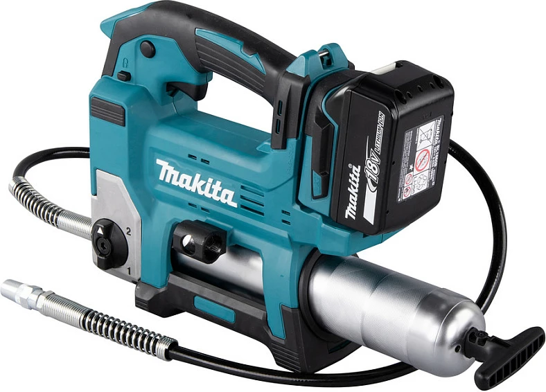 Pistoletë graso Makita DGP180Z, 18V Li-Ion, 475 ml, 690 bar, zorrë 1.2 m