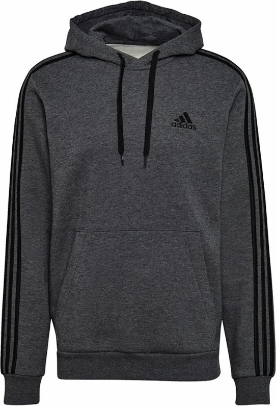Duks adidas Essentials Fleece 3-Shirita për Meshkuj, Gri [Madhësia: M]