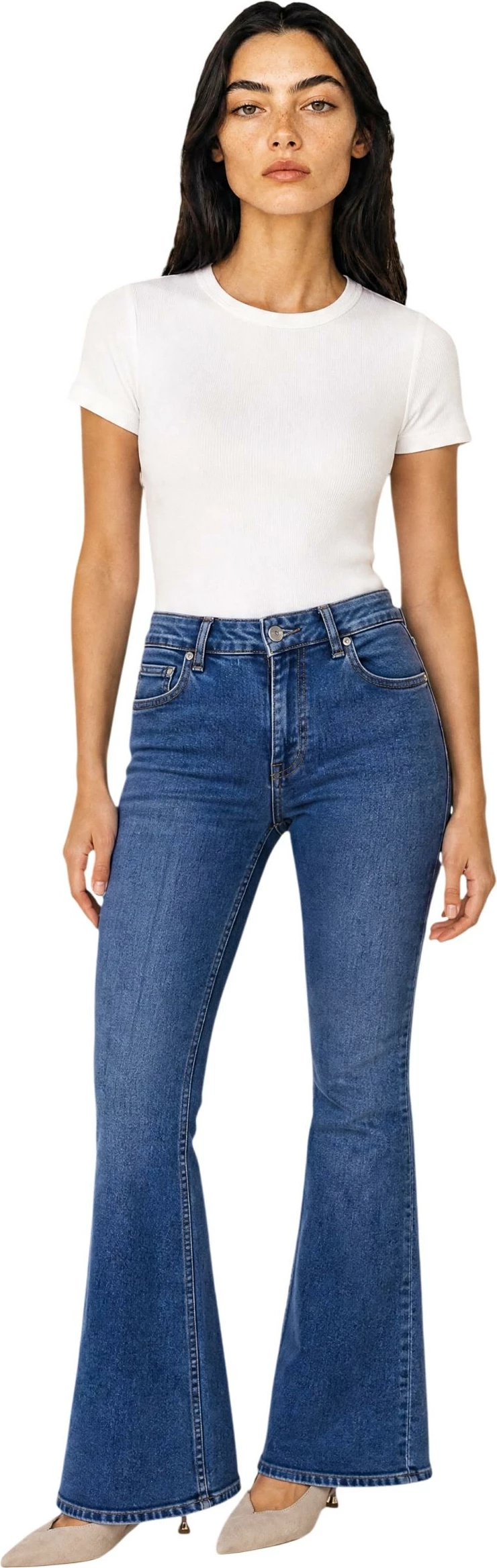 Pantallona xhinse për femra Liu Jo UF6015 D0357, denim [Madhësia: W32]