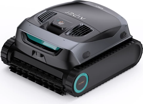 robot pastrues pishine me bateri AIPER Scuba X1, thithje 420 LPM, 180 min, pastrim fund/mure/vijë uji, stacion karikimi pa kabllo, zi/gri