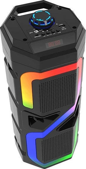 Altoparlant Bluetooth TWS, Tracer Natrix TRAGLO47193, 16W, Bluetooth 5.0, FM, RGB LED, i zi