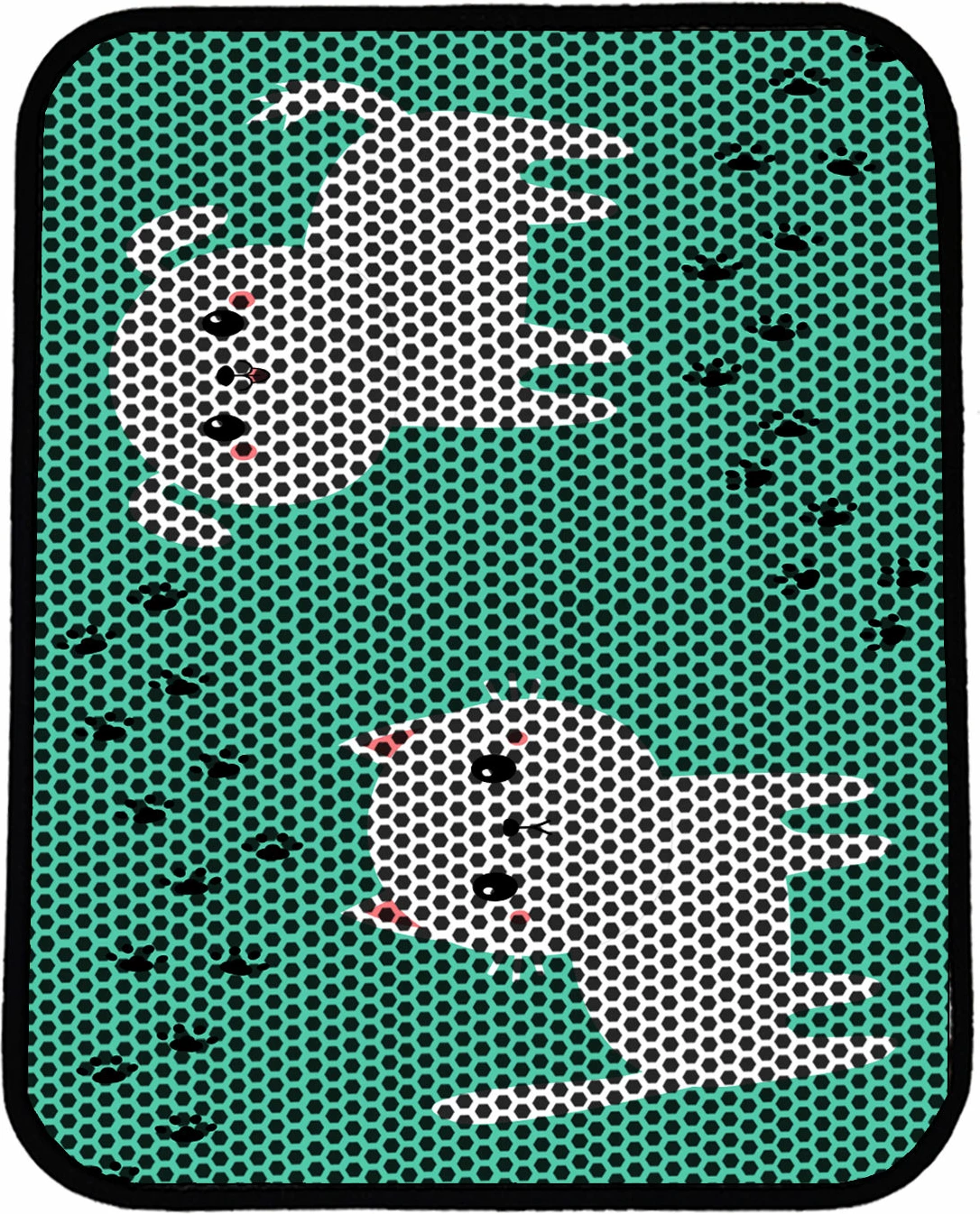 Tapet për rërë mace, shumëngjyrësh, Paws & Whiskers, Nrszn0217, 45x60cm