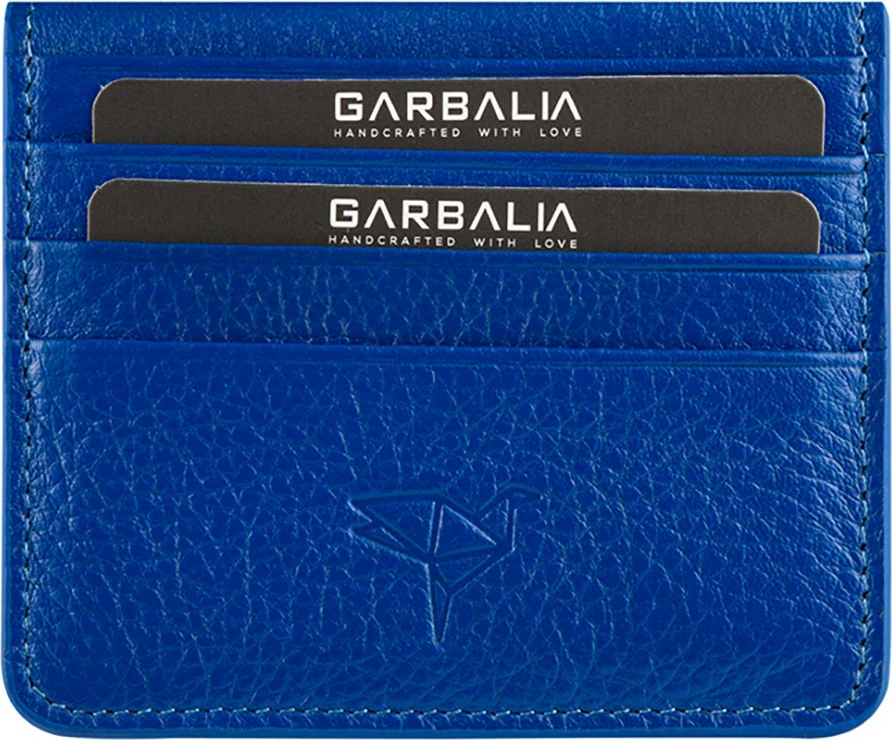 Portofol për burra, lëkurë natyrale, ngjyrë Sax Blue, Zoozie Bags, Argenta