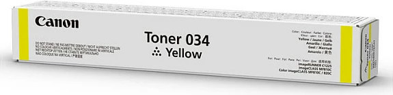 Toner Canon 034, 7300 faqe, për imageCLASS MF820Cdn/MF810Cdn, i verdhë