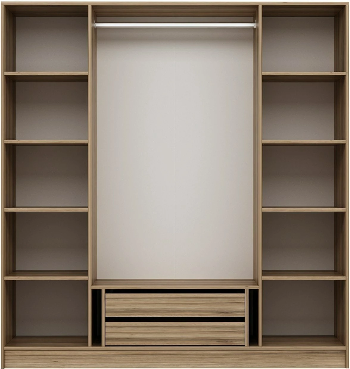 Dollap Hanah Home, Kale Plus - 7818, ngjyrë fume