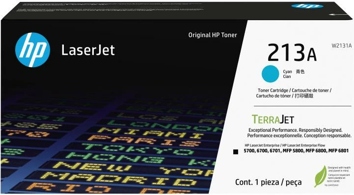 Toner HP 213A (W2131A) 2400-4400 faqe, cian