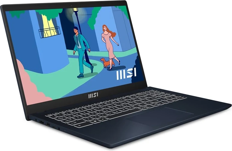 Laptop MSI Modern 15 B12MO-640PL, 15.6", Intel Core i5, 16GB RAM, 512GB SSD, Intel Iris Xe Graphics, i zi