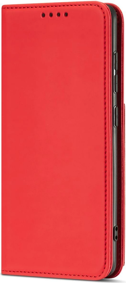 Mbështjellës Hurtel Magnet Card Case për Samsung Galaxy A13 5G, me portofol dhe mbajtëse, Kuq
