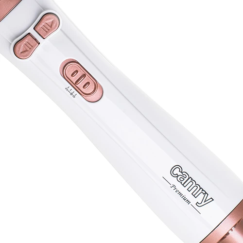 Furçë tharëse rrotulluese, Adler CR2021, 1200W, 38mm & 50mm, e bardhë me rozë të artë