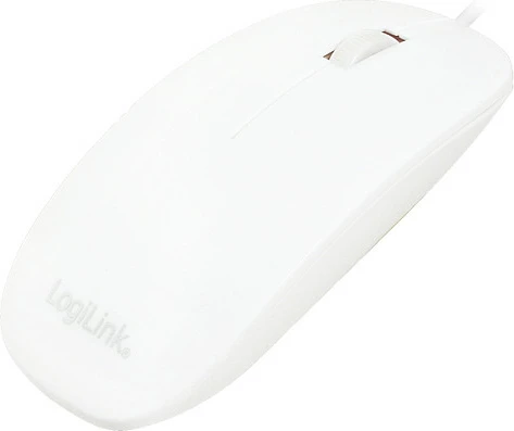 Maus LogiLink ID0062, USB-A, 1000 DPI, optik, i bardhë