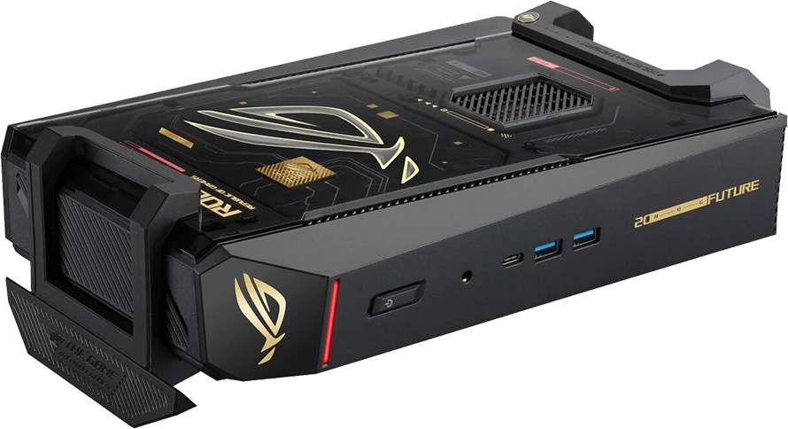 Kompjuter gaming ASUS ROG NUC 16 (20th Anniversary) RNUC16JNK9X8ADA2, Intel Core Ultra 9 290HX, GeForce RTX 5090 24GB, RAM 64GB (32x2), SSD 2TB, WiFi 7, Windows 11 Home, i zi