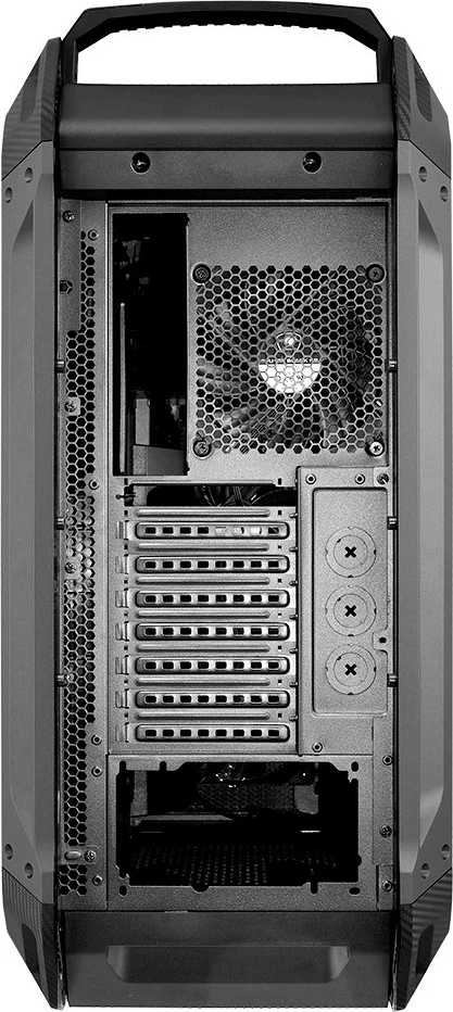Kasë Cougar Panzer Max midi tower, e zezë
