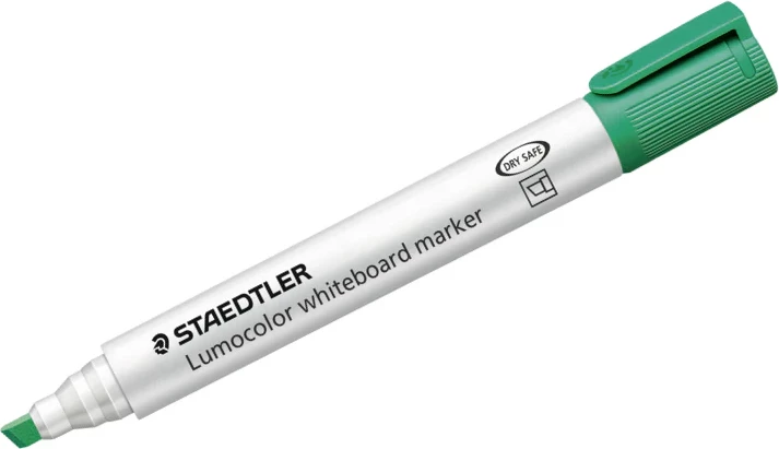 Staedtler Lumocolor Whiteboard Marker – Green (Chisel Tip)