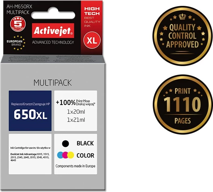 Ngjyrë zëvëndësuese Activejet AH-650RX për printer HP