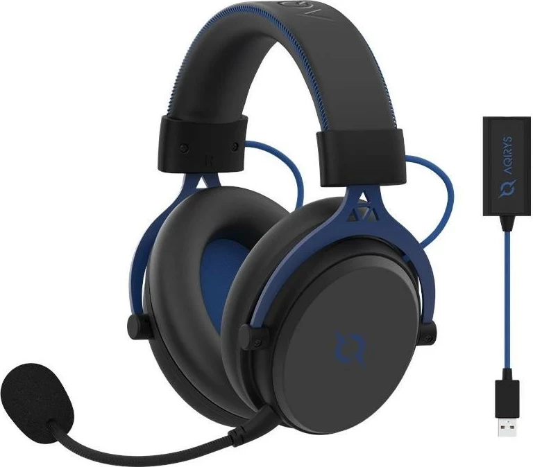 Kufje AQIRYS Sirius Pro 7.1, me mikrofon të ndashëm, Bluetooth, USB, 3.5mm, e zezë