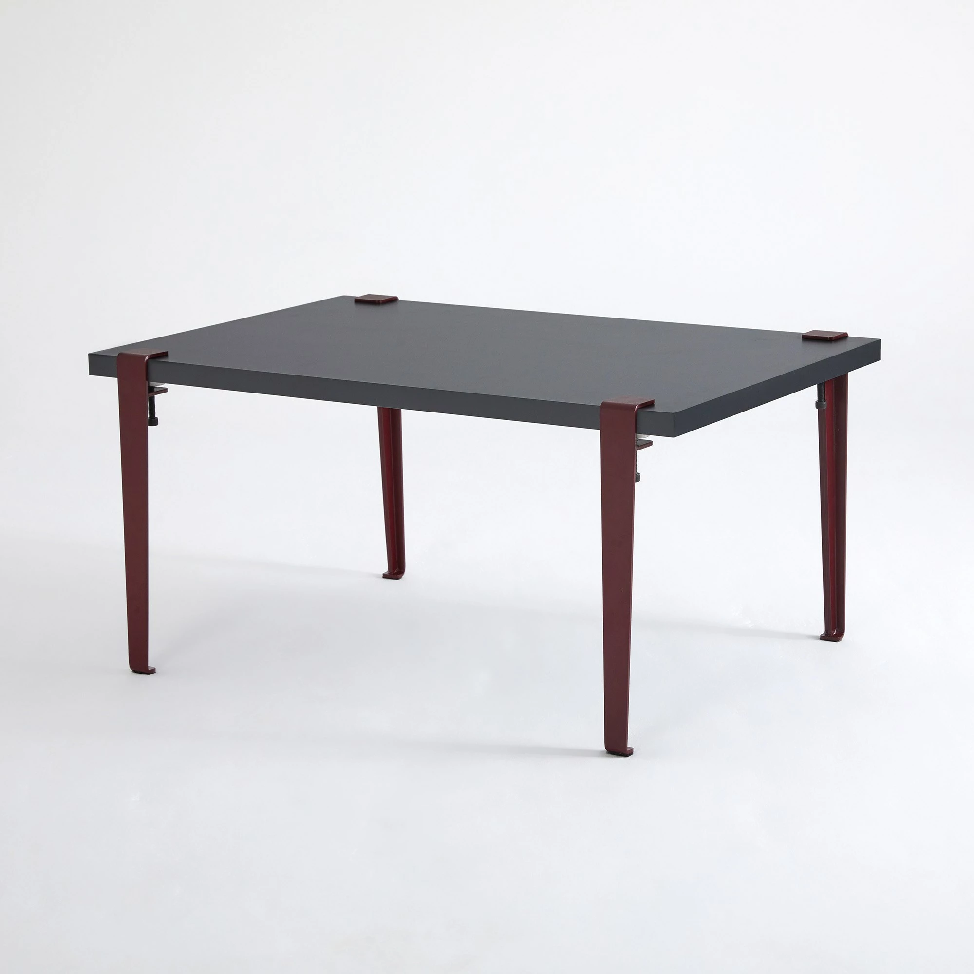 Tavolinë kafeje Skye Decor, Neda, anthracite-burgundy