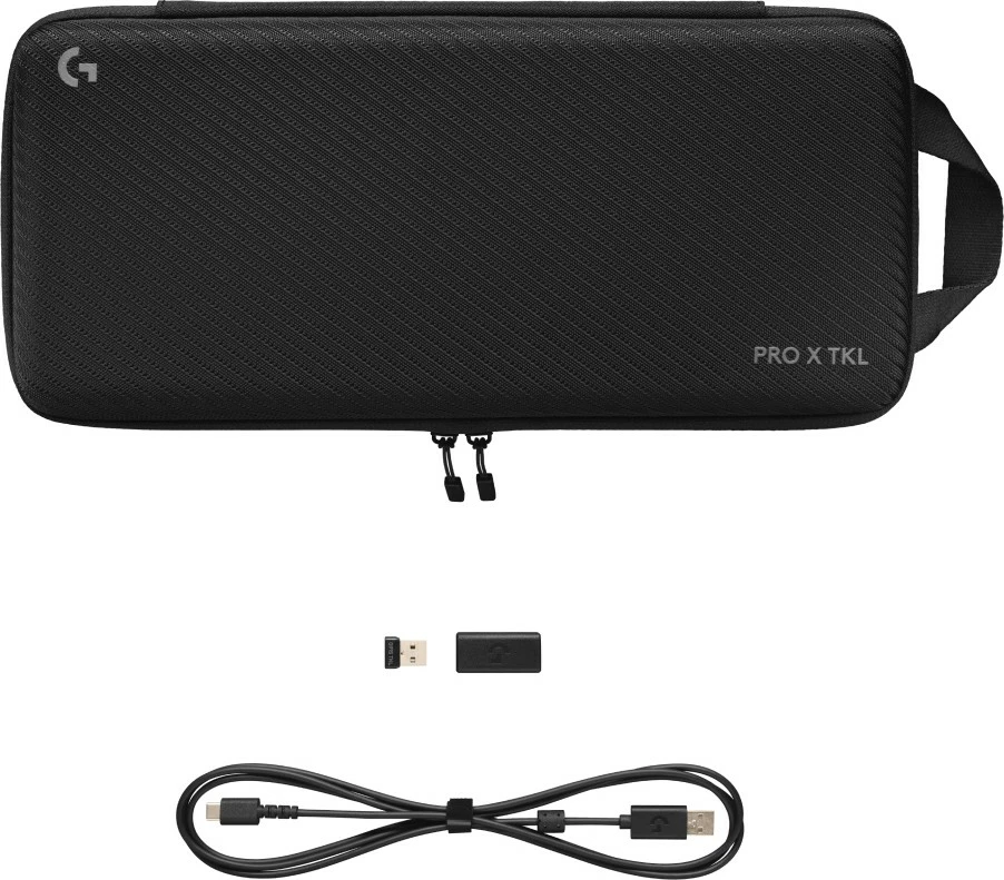 Tastierë mekanike Logitech G PRO X TKL, wireless, RGB LED, QWERTY, e zezë