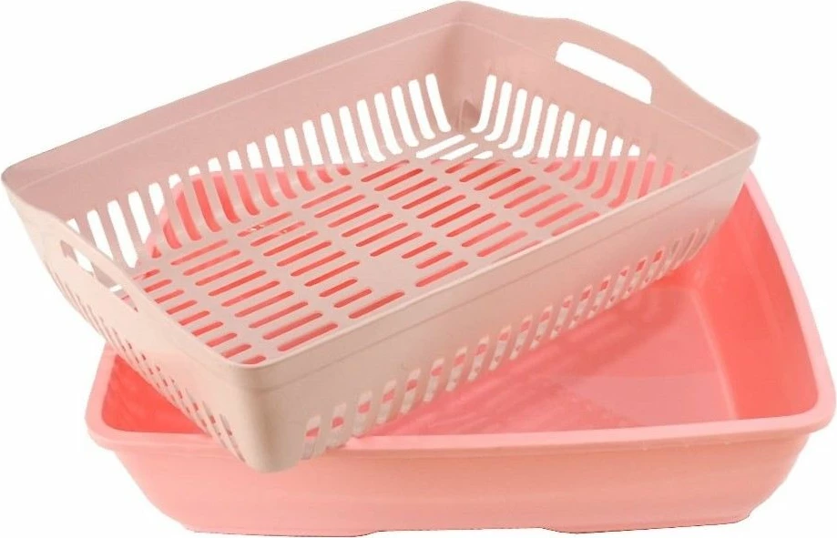 Kuti për rërë për mace, ngjyrë rozë, Paws & Whiskers, 5088-03-4