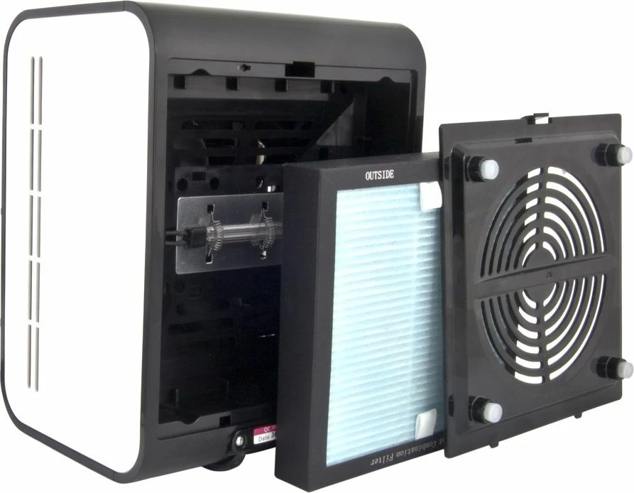 Pastrues ajri Esperanza EHP001, HEPA + karbon, UV, jonizim, 10W, për 10-20 m², i zi