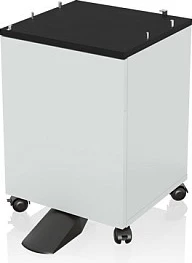 Kabinet nën printer Epson për WF-M5xxx/C5xxx dhe EM/EP-C800, me rrota, bardhë/zi