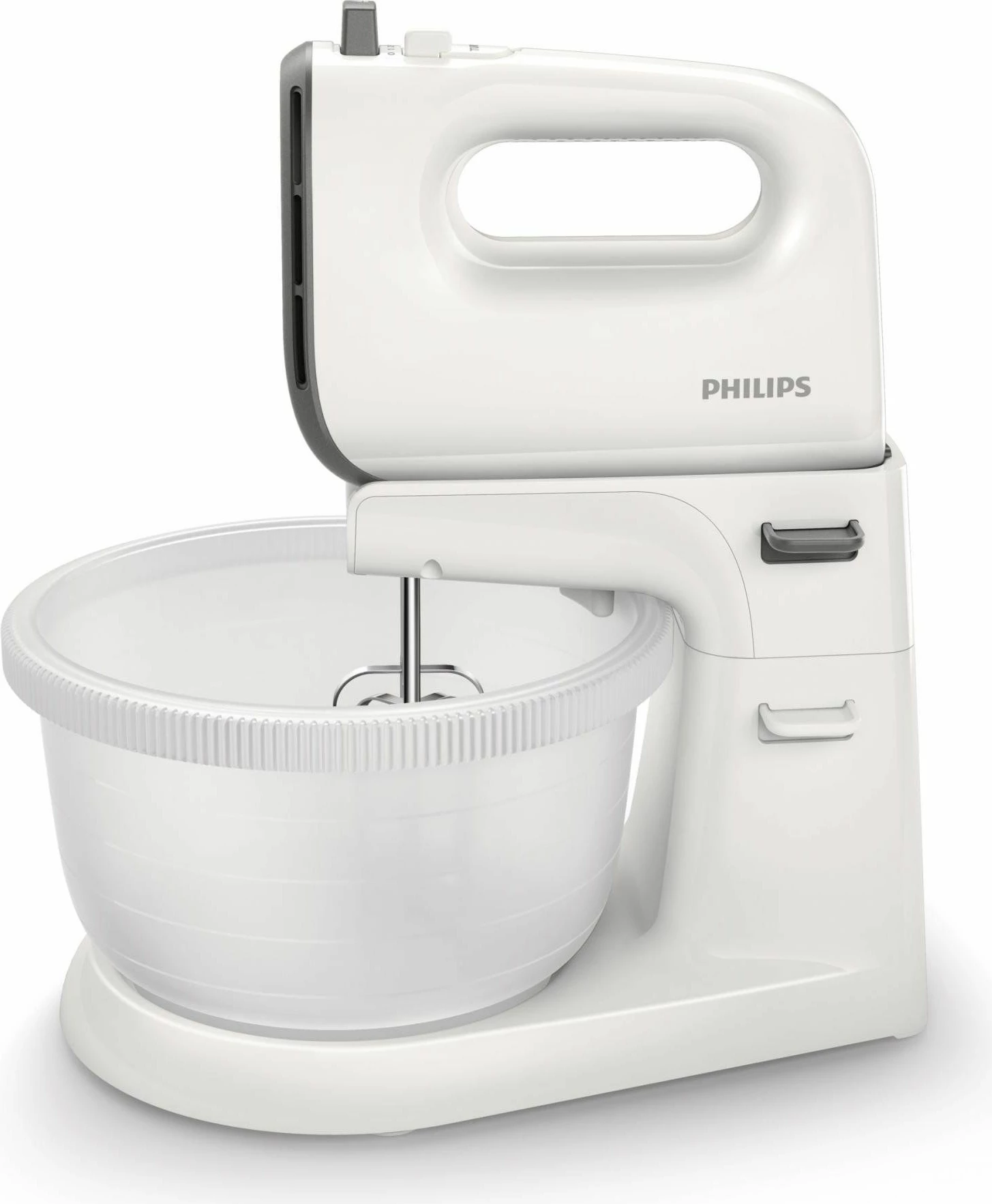 Mikser Philips HR3745/00 450W tas rrotullues 3L 5 shpejtësi me turbo, i bardhë