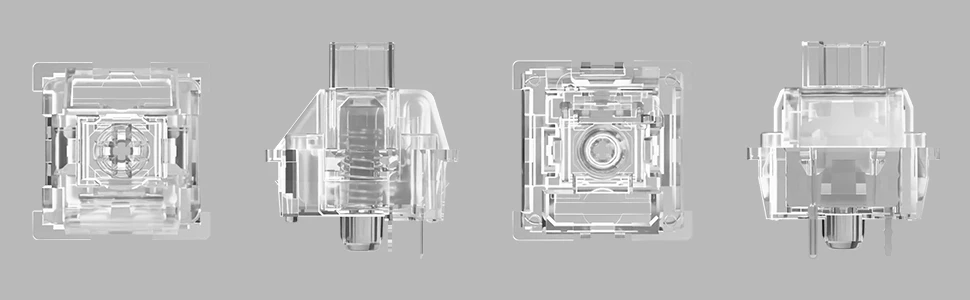 Switch për tastierë mekanike Redragon Panda A113 HP2, tactile pre-lubed, 38 copë, transparent