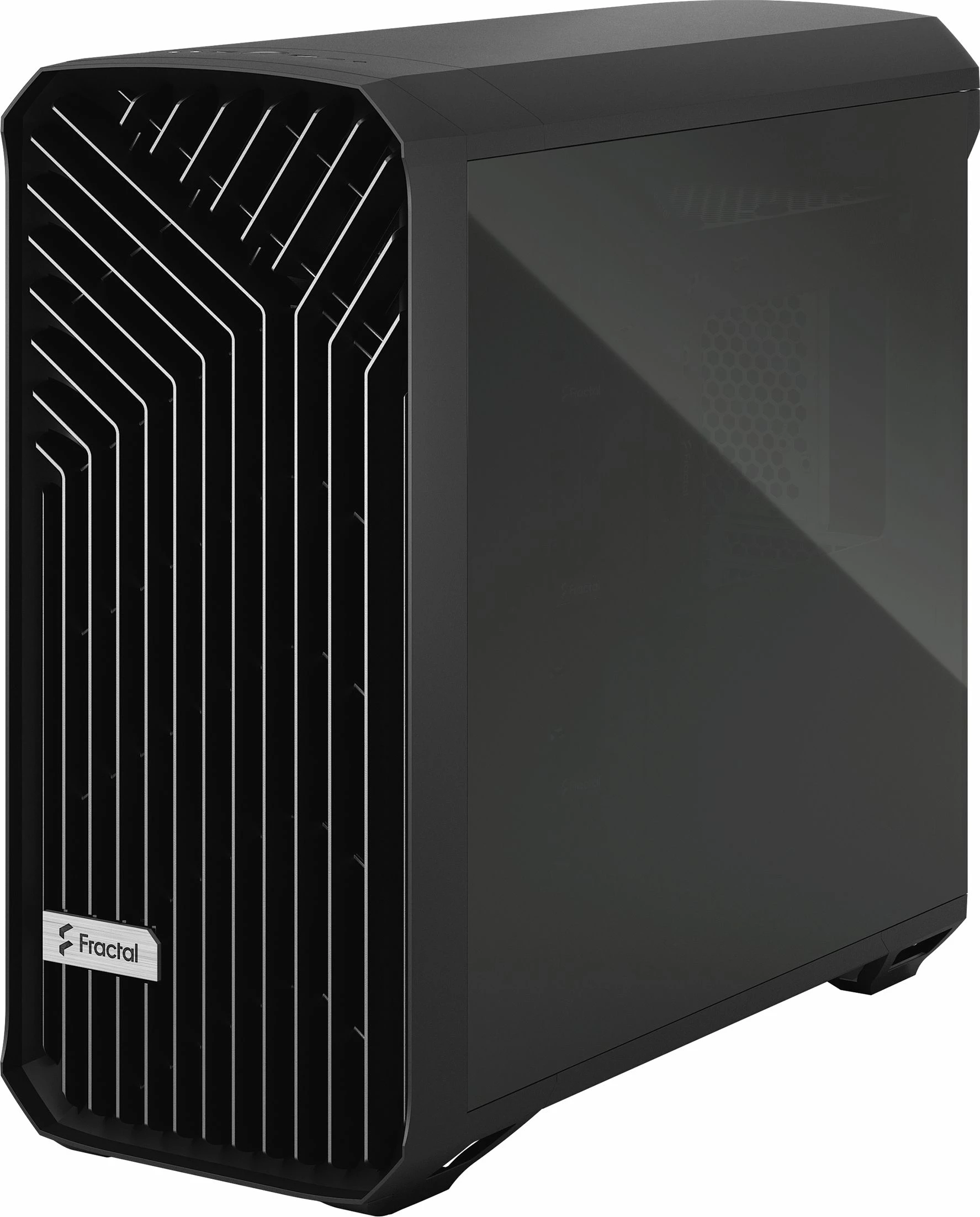 Kasë Fractal Design Torrent TG Light Tint (FD-C-TOR1A-01) Full Tower ATX/eATX, panel xhami të temperuar, 5 ventilatorë, e zezë