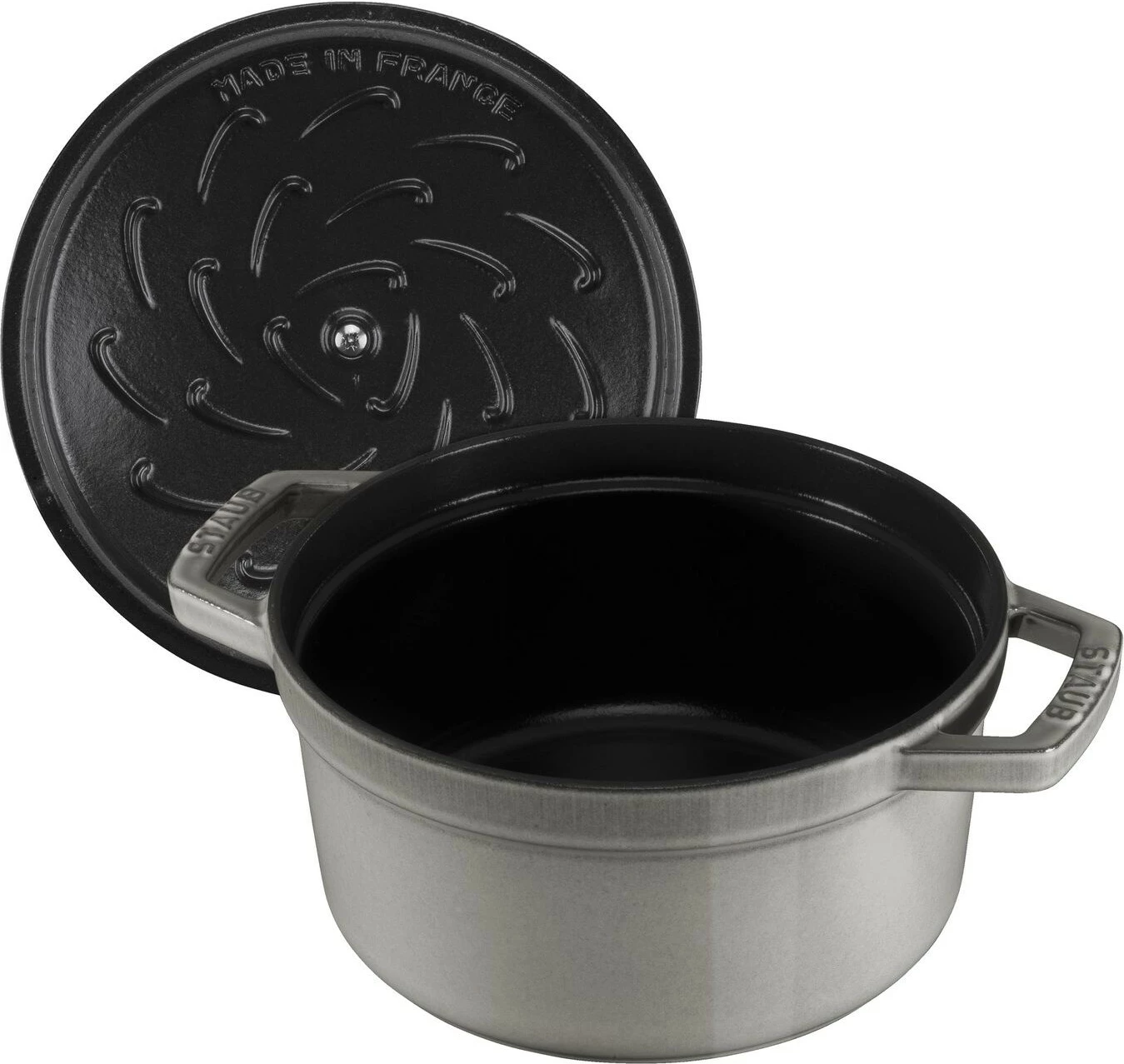 Tenxhere rrumbullake Staub 40509-312-0, 5.25L, gize, smalt, grafit/gri