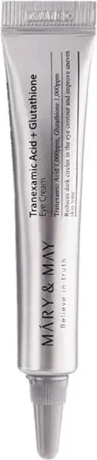 Krem për sy Mary&May Tranexamic Acid + Glutathione Brightening për femra 12g