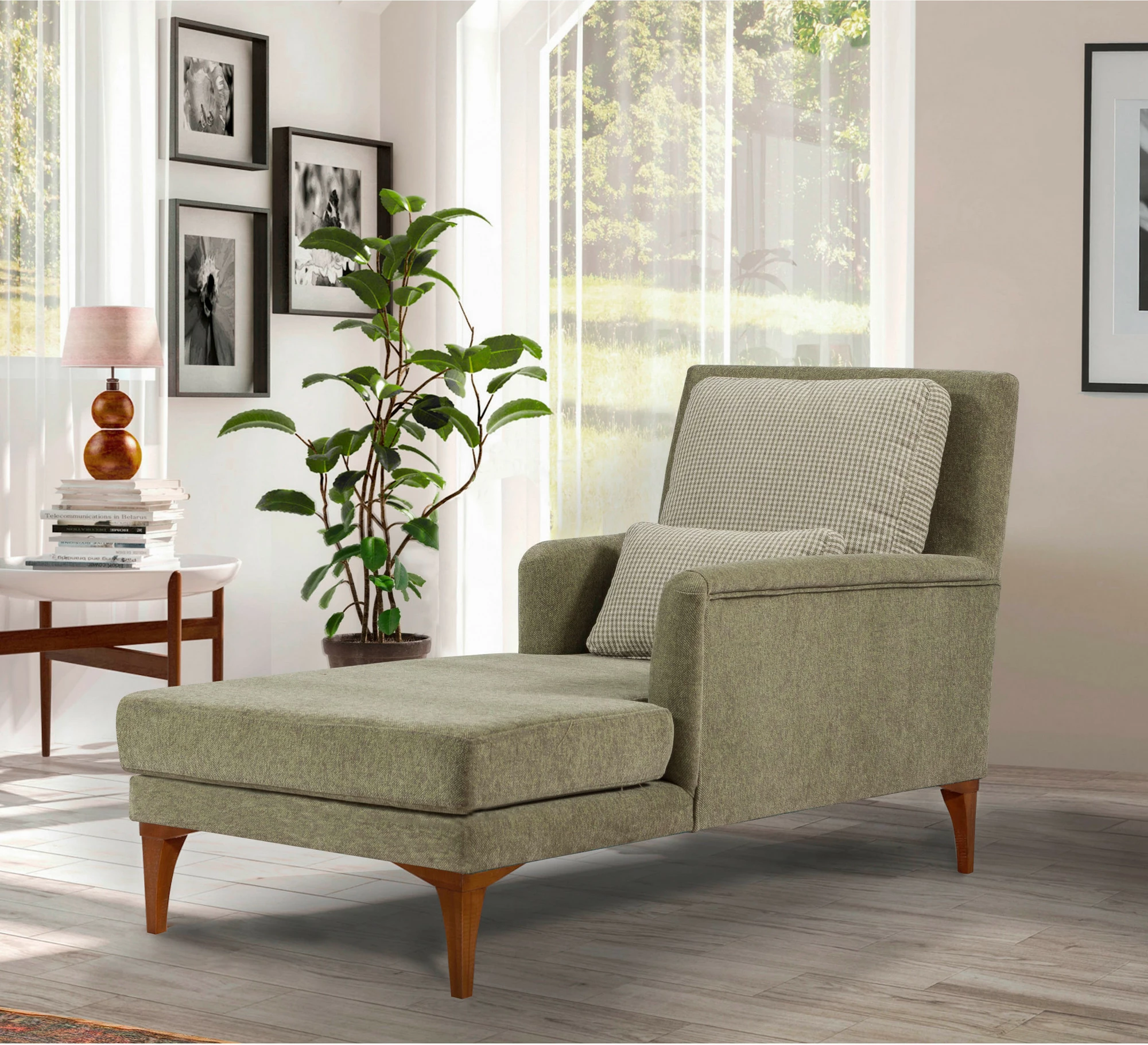 Divan Atelier del Sofa, Bifo, ngjyrë e gjelbër